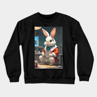Doctor bunny rabbit Crewneck Sweatshirt